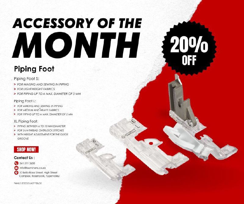 Discover the Magic of Piping Feet on Your Overlocker!